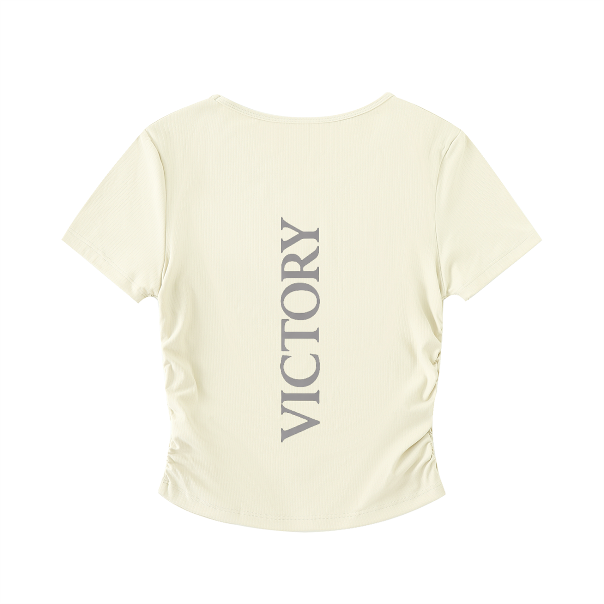 Ruched Fitted Crop Top