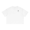 T-shirt crop  à coupe carrée