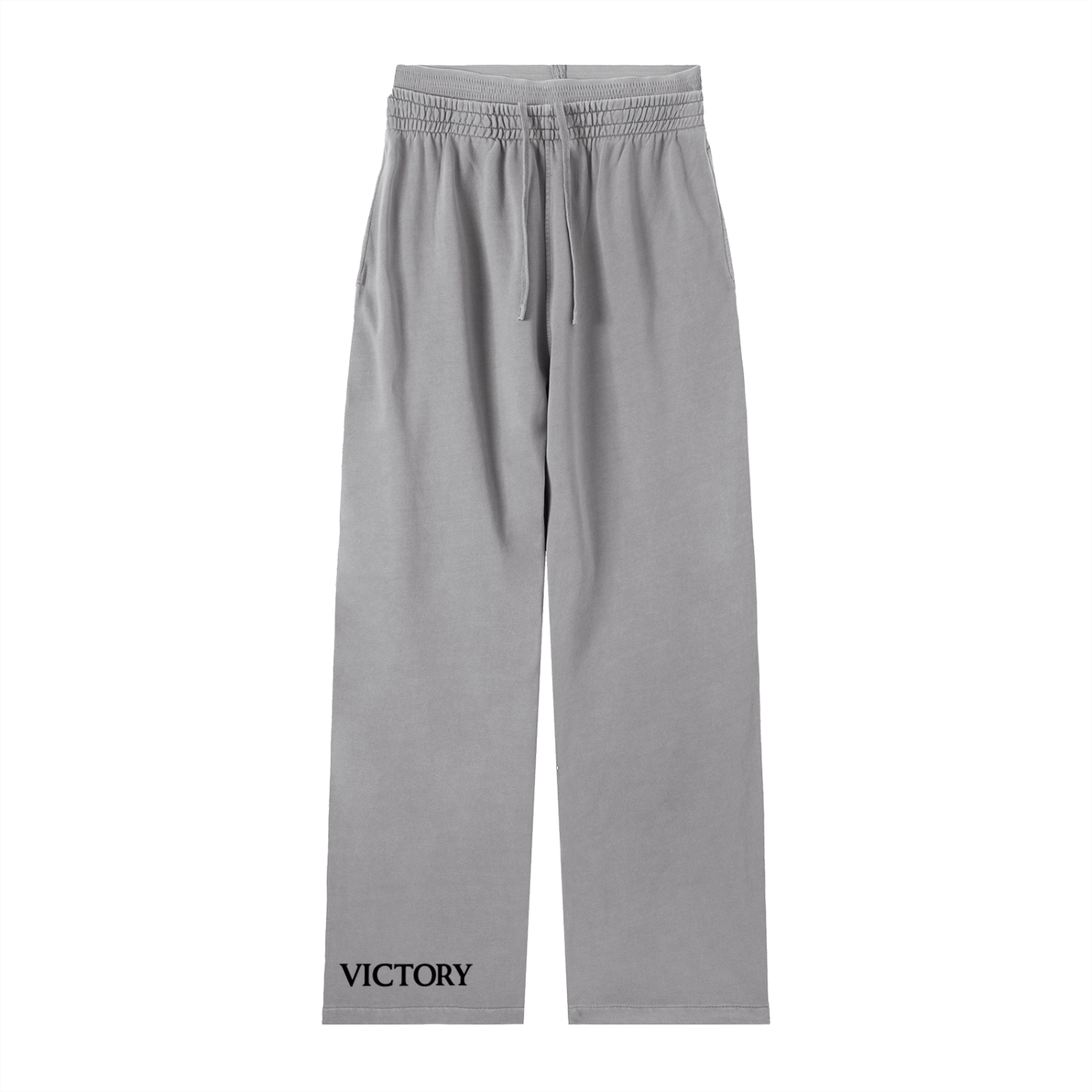 Pantalon taille haute effet délavé vintage