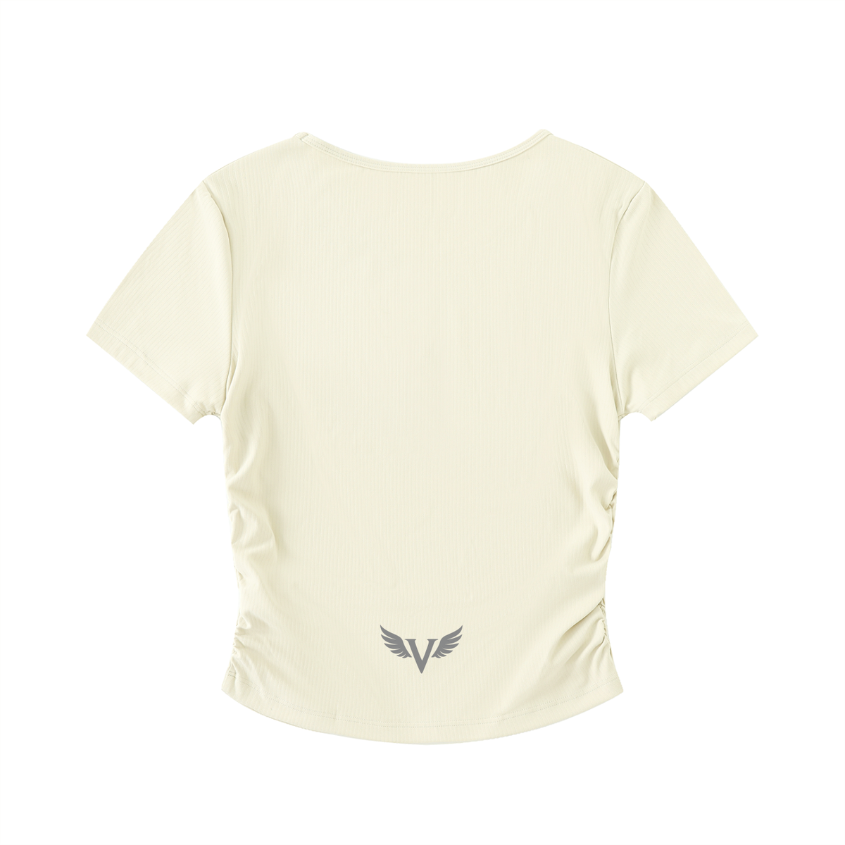Ruched Fitted Crop Top