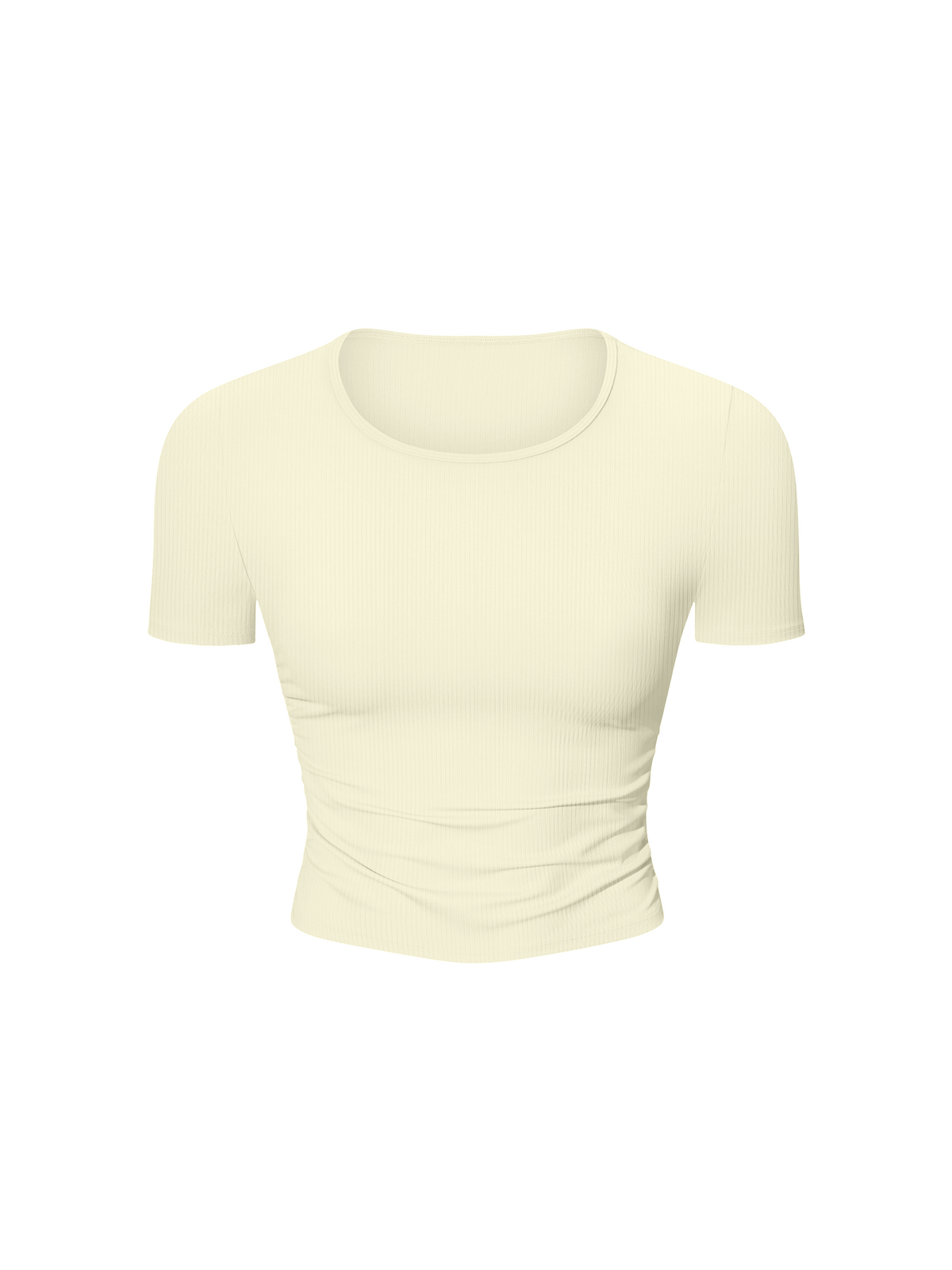 Ruched Fitted Crop Top